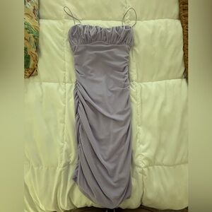Princess Polly Elegant Lavender Ruched Dress